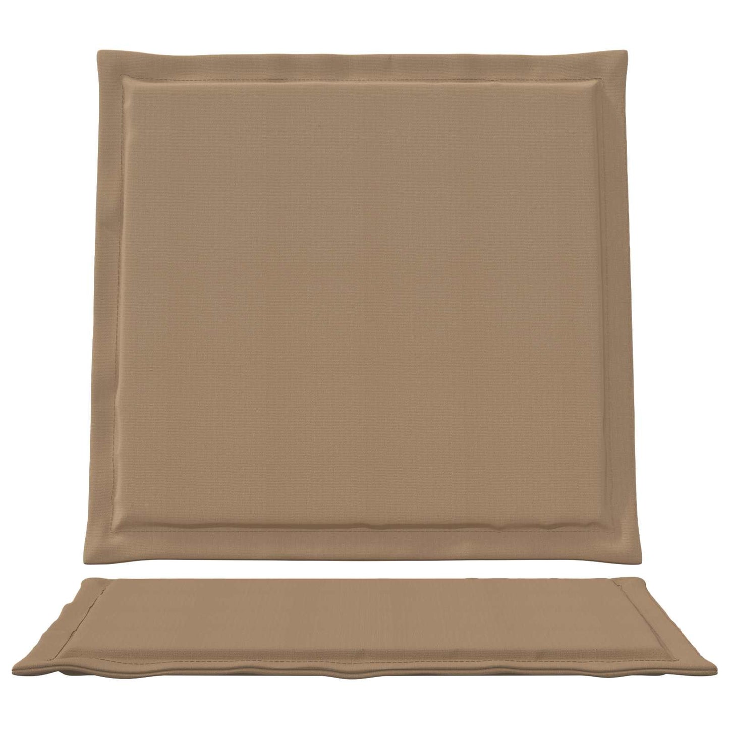 Cuscini per Seduta e Schienale 2 pcs Tortora 47 x 45 x 2 cm | homemem39