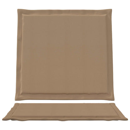 Cuscini per Seduta e Schienale 2 pcs Tortora 47 x 45 x 2 cm | homemem39