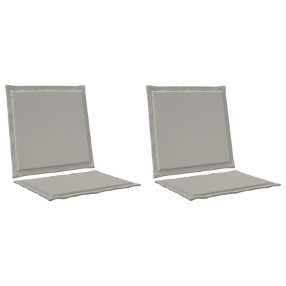 Cuscini per Seduta e Schienale 2 pcs Grigio Chiaro | homemem39