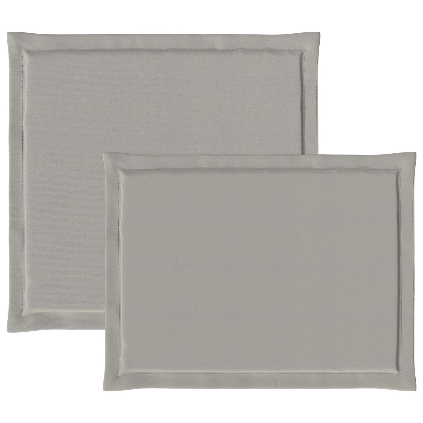 Cuscini per Seduta e Schienale 2 pcs Grigio Chiaro | homemem39
