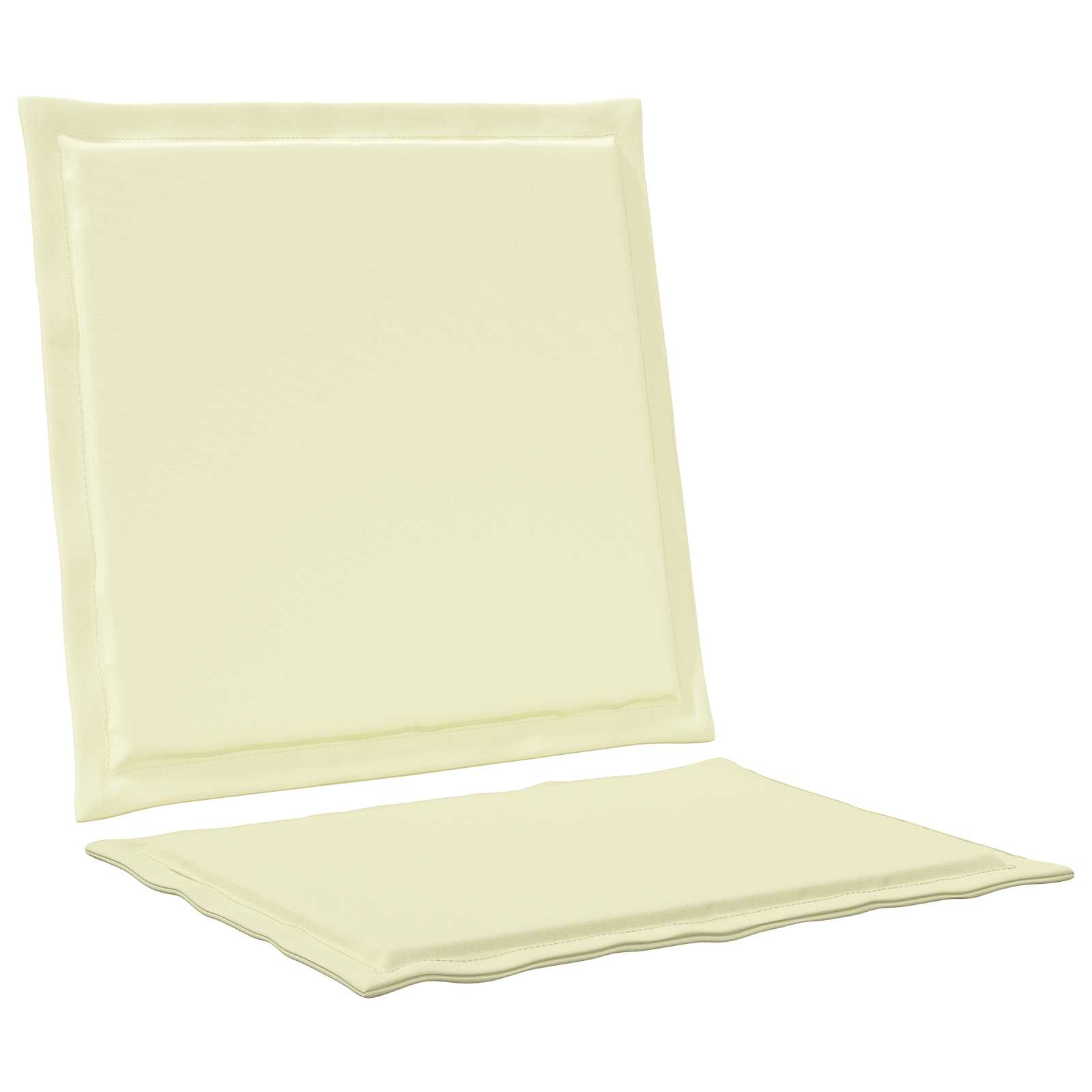 Cuscini per Seduta e Schienale 4 pcs Crema 47 x 45 x 2 cm | homemem39