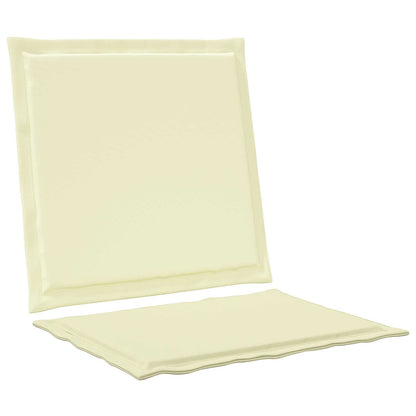 Cuscini per Seduta e Schienale 4 pcs Crema 47 x 45 x 2 cm | homemem39