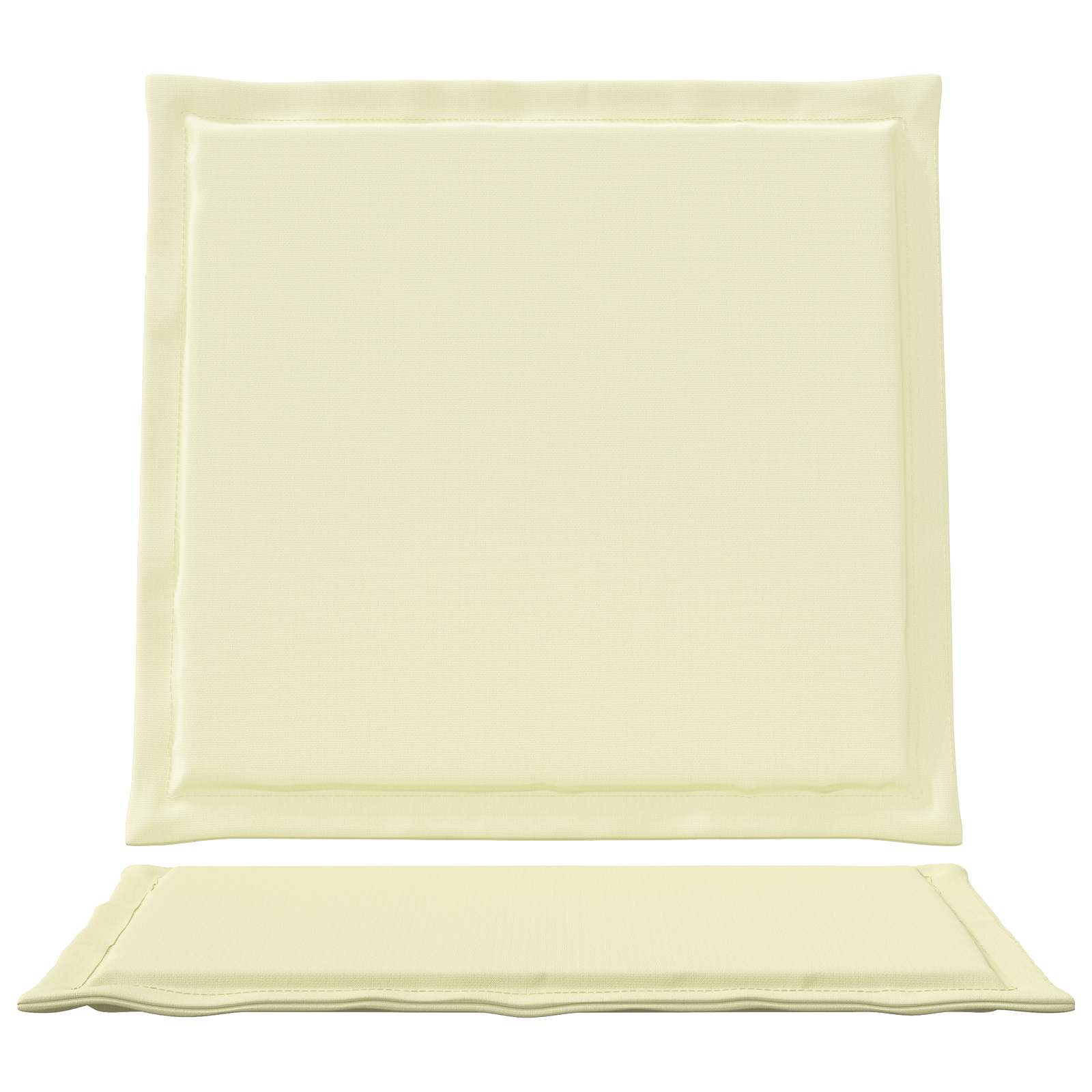 Cuscini per Seduta e Schienale 4 pcs Crema 47 x 45 x 2 cm | homemem39