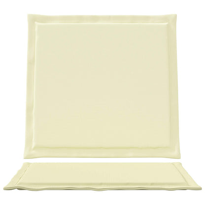 Cuscini per Seduta e Schienale 4 pcs Crema 47 x 45 x 2 cm | homemem39