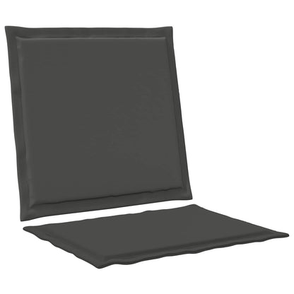 Cuscini per Seduta e Schienale 4 pcs Antracite 47 x 45 x 2 cm | homemem39