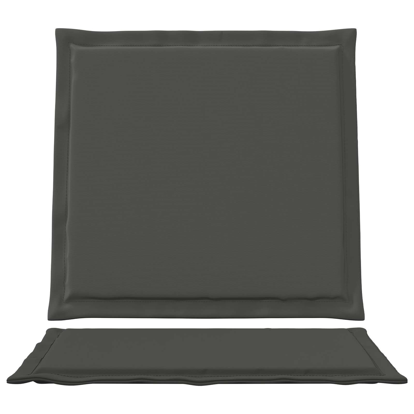 Cuscini per Seduta e Schienale 4 pcs Antracite 47 x 45 x 2 cm | homemem39