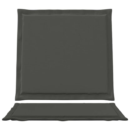 Cuscini per Seduta e Schienale 4 pcs Antracite 47 x 45 x 2 cm | homemem39