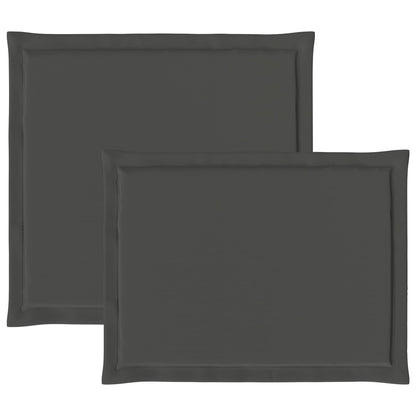 Cuscini per Seduta e Schienale 4 pcs Antracite 47 x 45 x 2 cm | homemem39