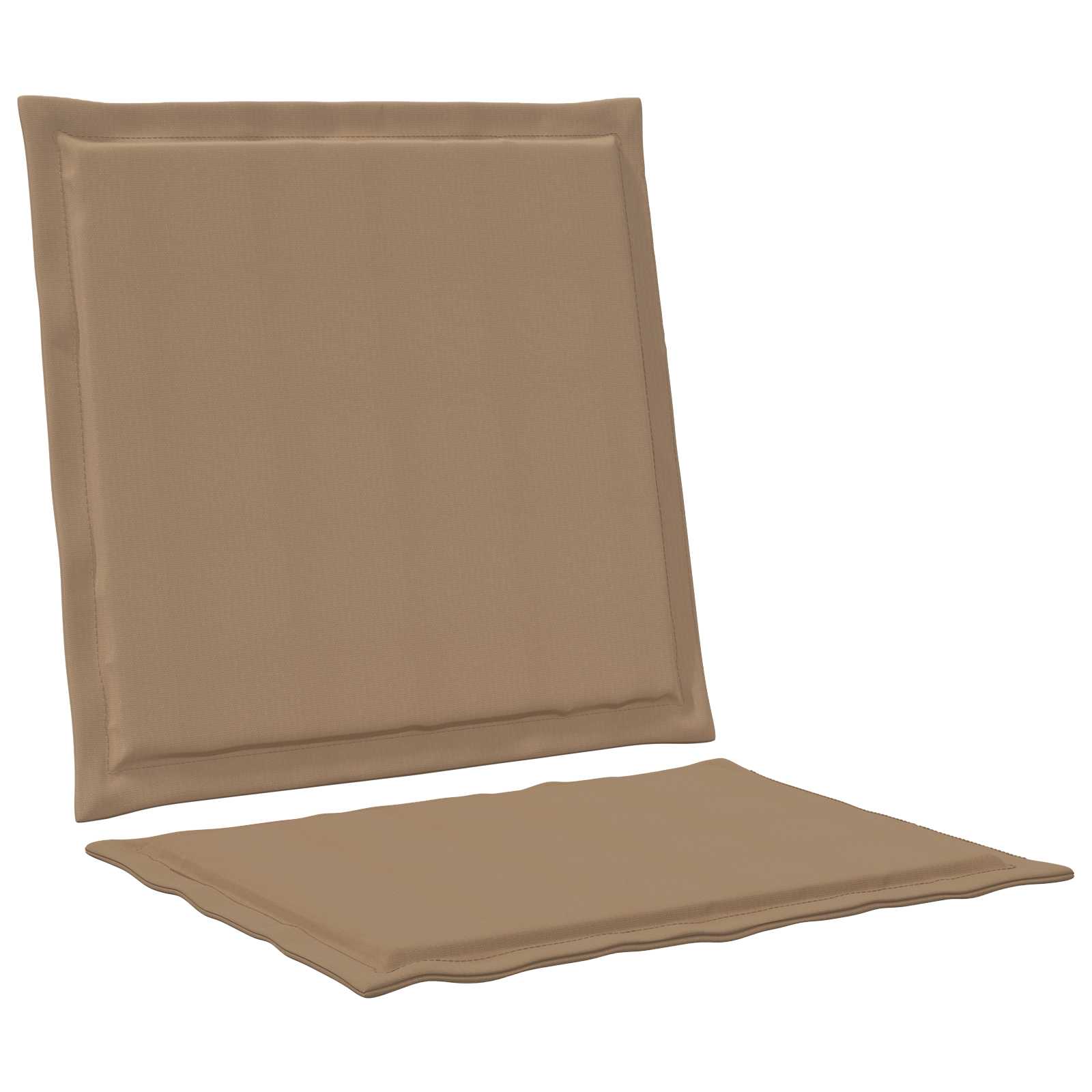 Cuscini per Seduta e Schienale 4 pcs Tortora 47 x 45 x 2 cm | homemem39