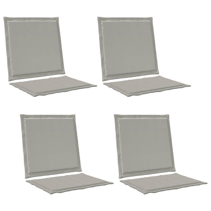 Cuscini per Seduta e Schienale 4 pcs Grigio Chiaro | homemem39