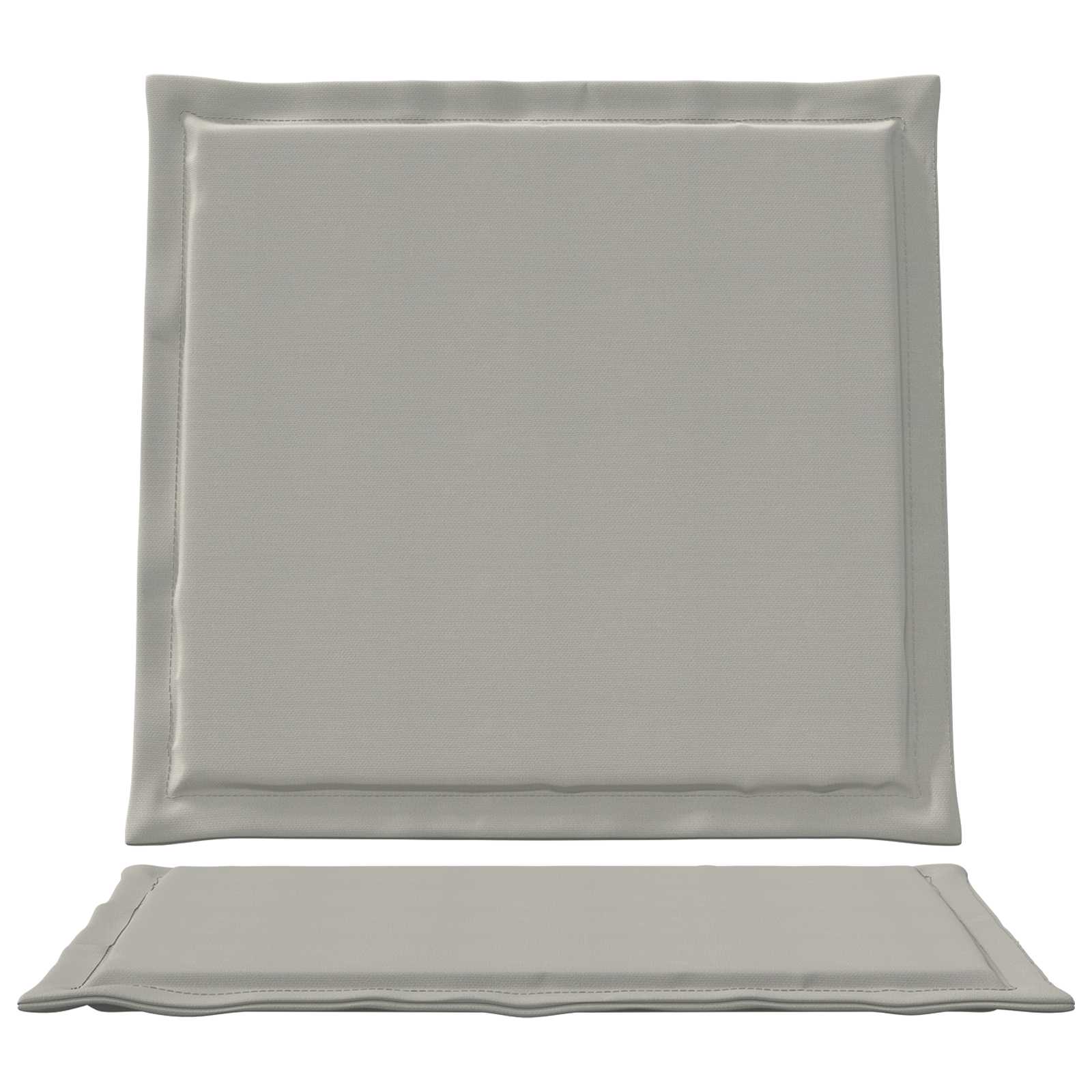 Cuscini per Seduta e Schienale 4 pcs Grigio Chiaro | homemem39