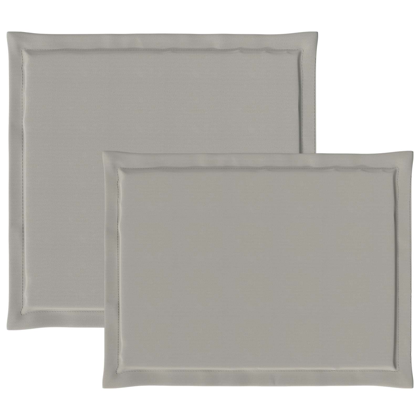Cuscini per Seduta e Schienale 4 pcs Grigio Chiaro | homemem39