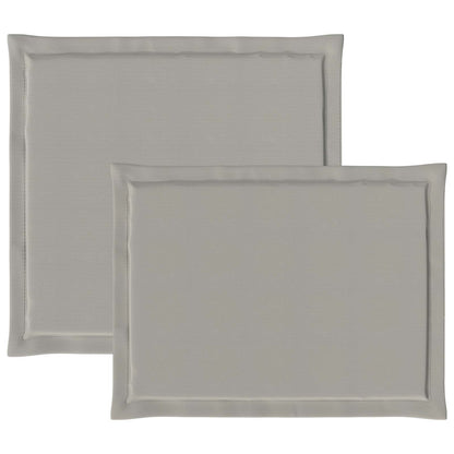 Cuscini per Seduta e Schienale 4 pcs Grigio Chiaro | homemem39