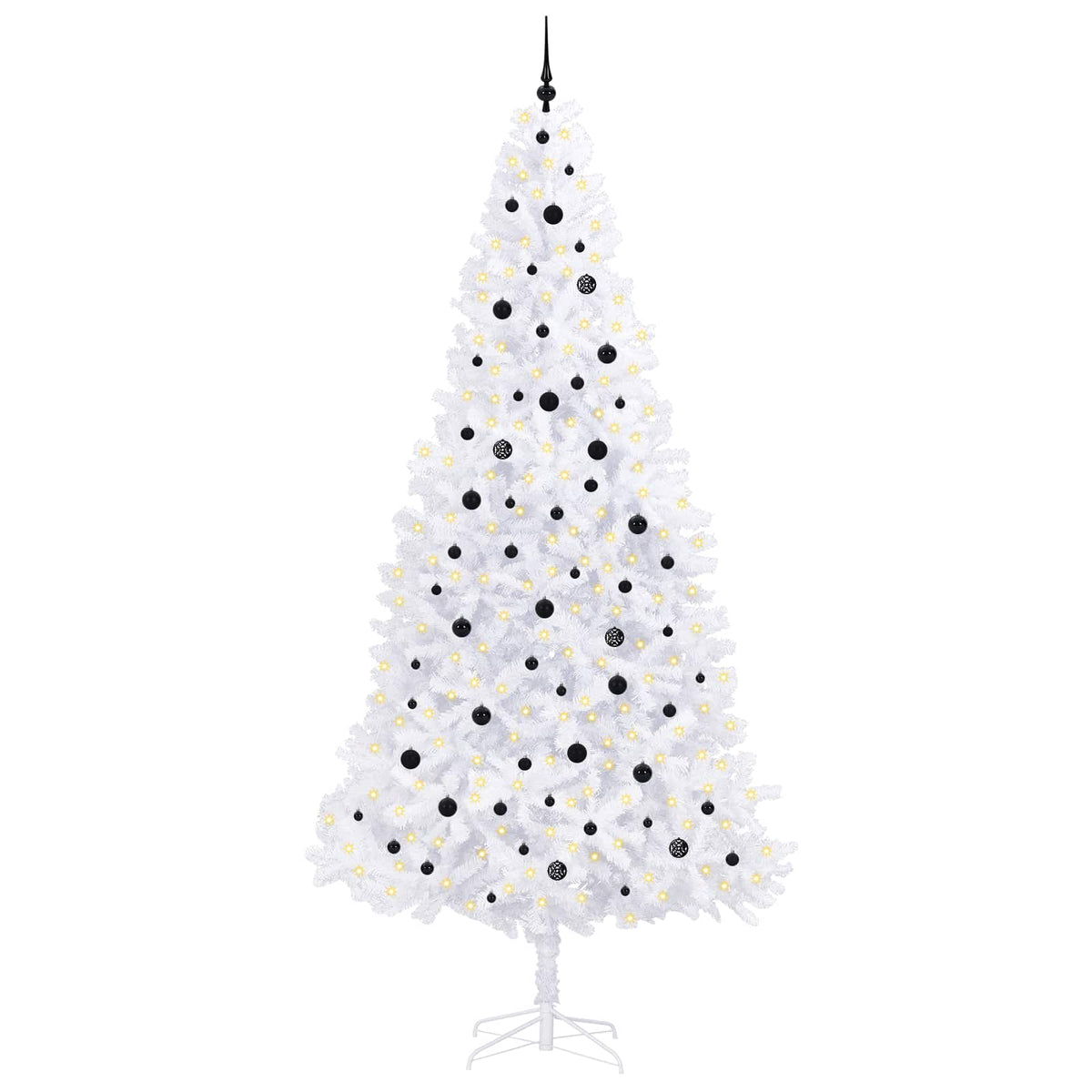 Albero di Natale artificiale Bianco 300 cm PVC e Acciaio | homemem39
