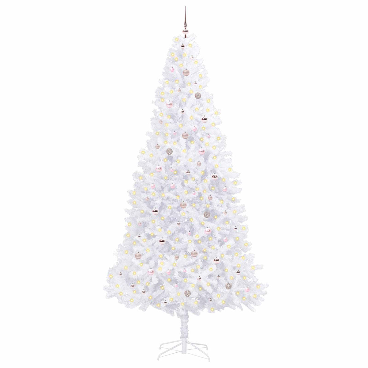 Albero di Natale artificiale Bianco 300 cm PVC e Acciaio | homemem39