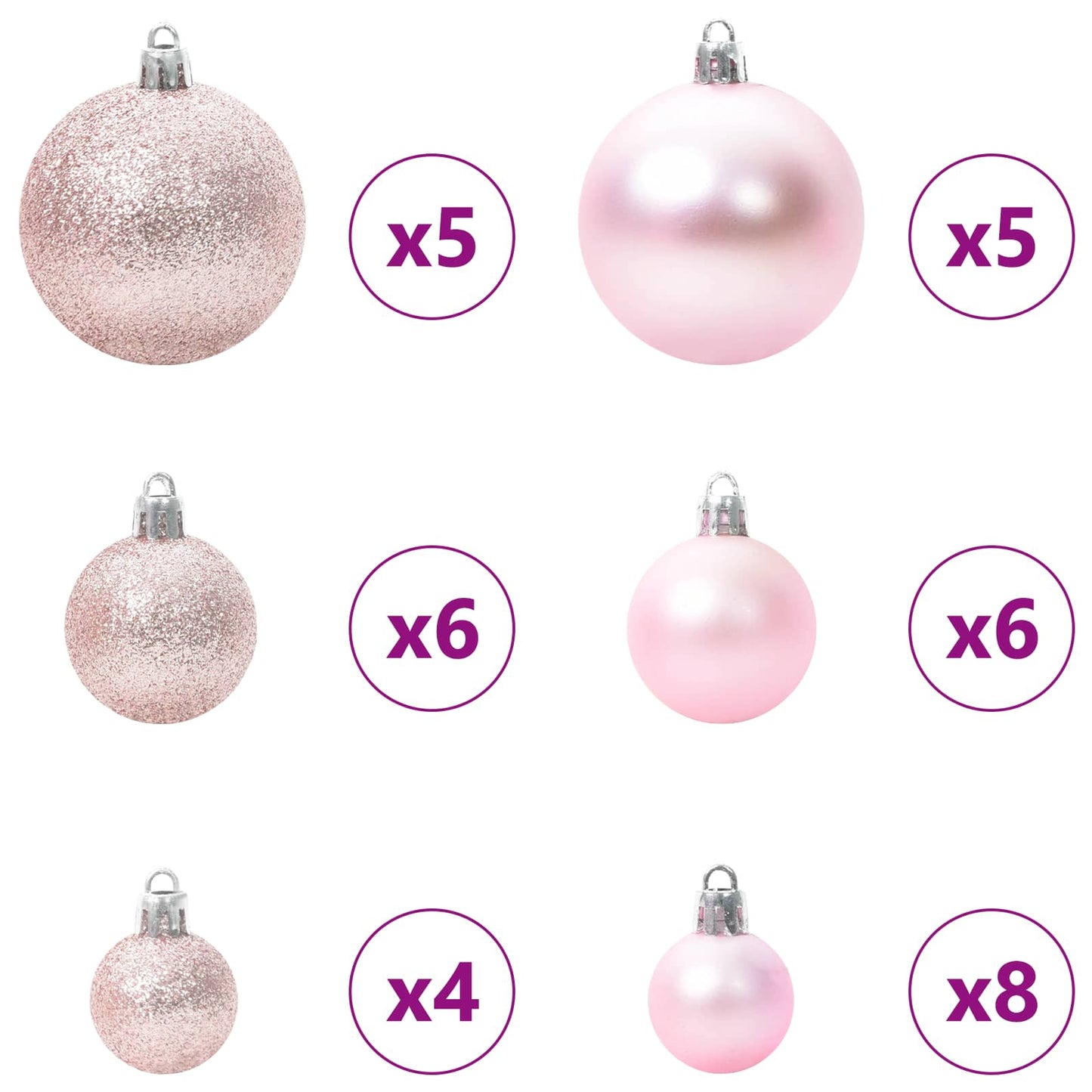 Albero di Natale Artificiale con Rami Pieghevoli Bianco 120 cm