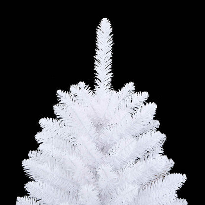 Albero di Natale Artificiale con Rami Pieghevoli Bianco 120 cm
