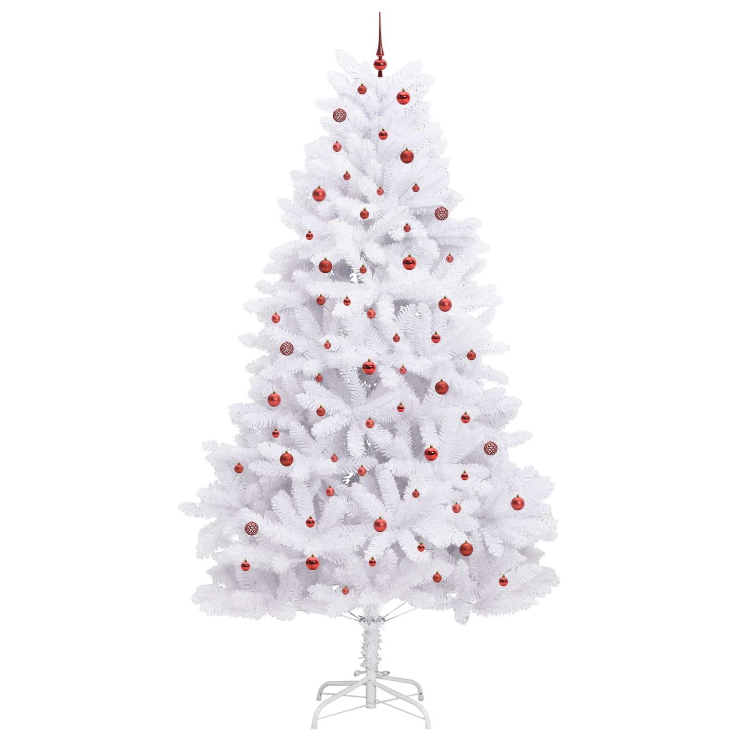 Albero di Natale Artificiale con Rami Pieghevoli Bianco 300 cm