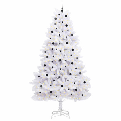 Albero di Natale Artificiale con Rami Pieghevoli Bianco 300 cm