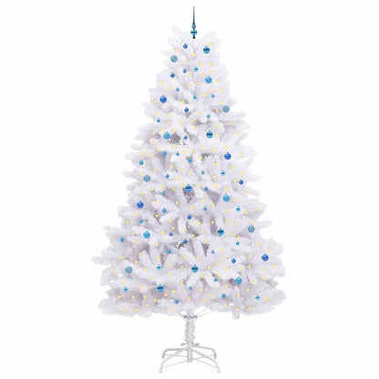 Albero di Natale Artificiale con Rami Pieghevoli Bianco 300 cm