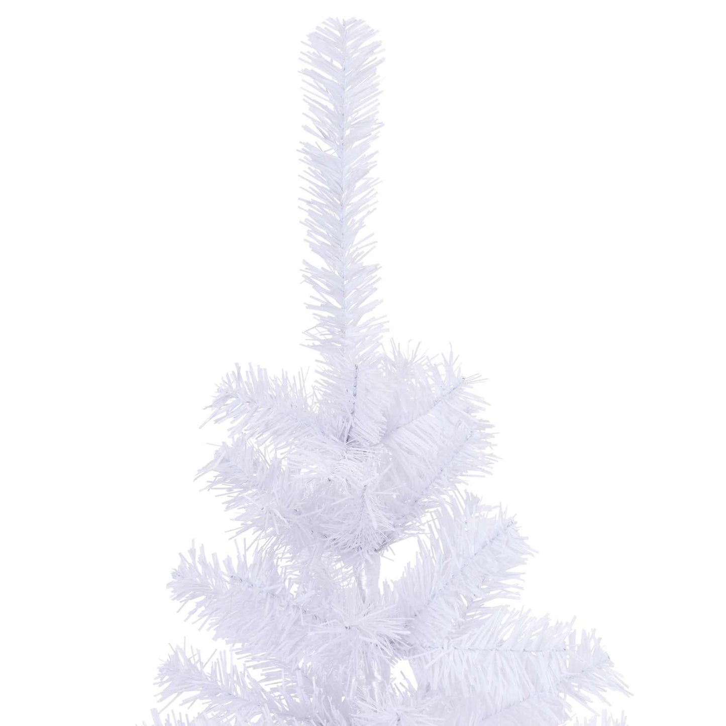 Albero di Natale artificiale Bianco 120 cm PVC e Acciaio