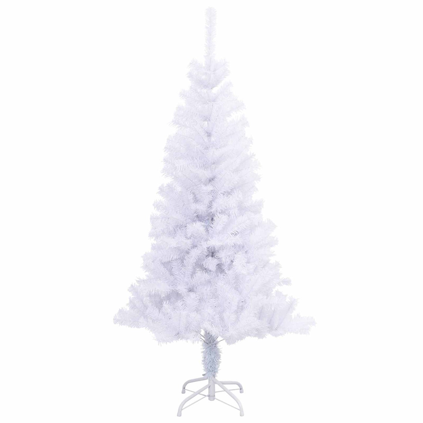 Albero di Natale artificiale Bianco 120 cm PVC e Acciaio