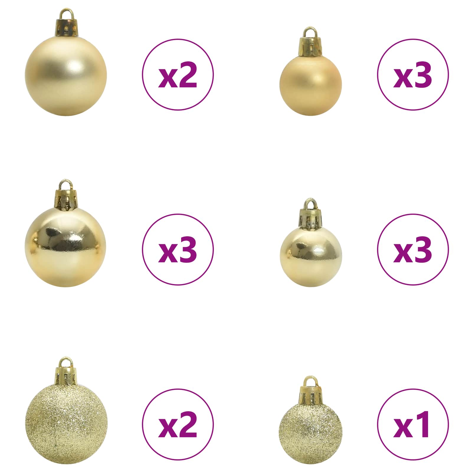 Albero di Natale artificiale Bianco 150 cm PVC e Acciaio | homemem39