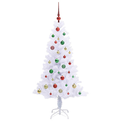 Albero di Natale artificiale Bianco 150 cm PVC e Acciaio | homemem39