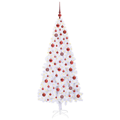 Albero di Natale artificiale Bianco 180 cm PVC e Acciaio | homemem39