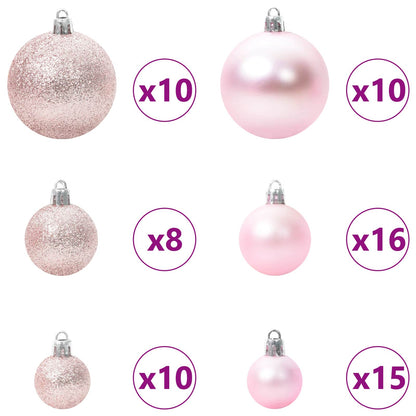 Albero di Natale artificiale Bianco 180 cm PVC e Acciaio | homemem39