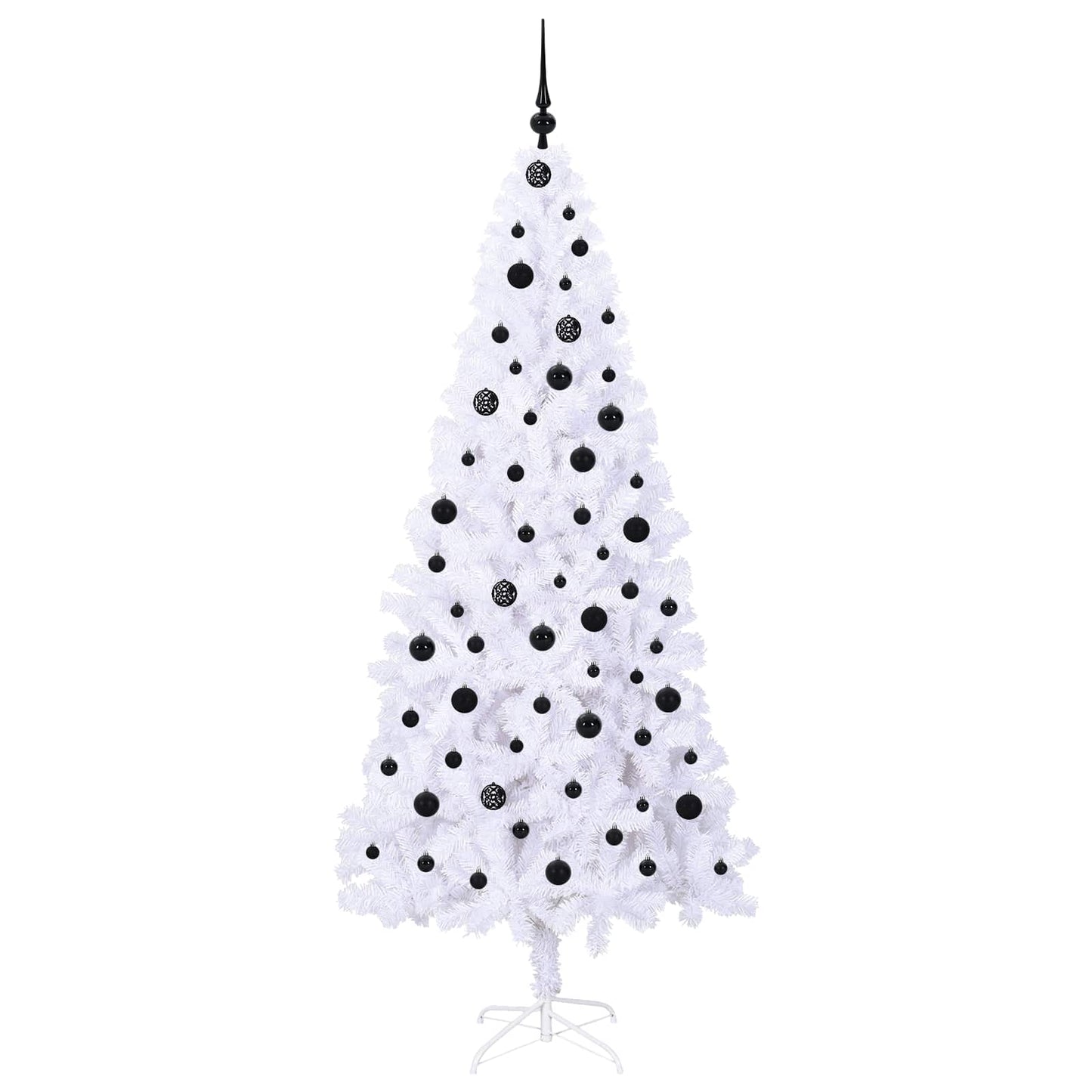 Albero di Natale artificiale Bianco 210 cm PVC e Acciaio | homemem39