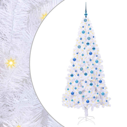 Albero di Natale artificiale Bianco 210 cm PVC e Acciaio | homemem39