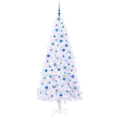 Albero di Natale artificiale Bianco 210 cm PVC e Acciaio | homemem39