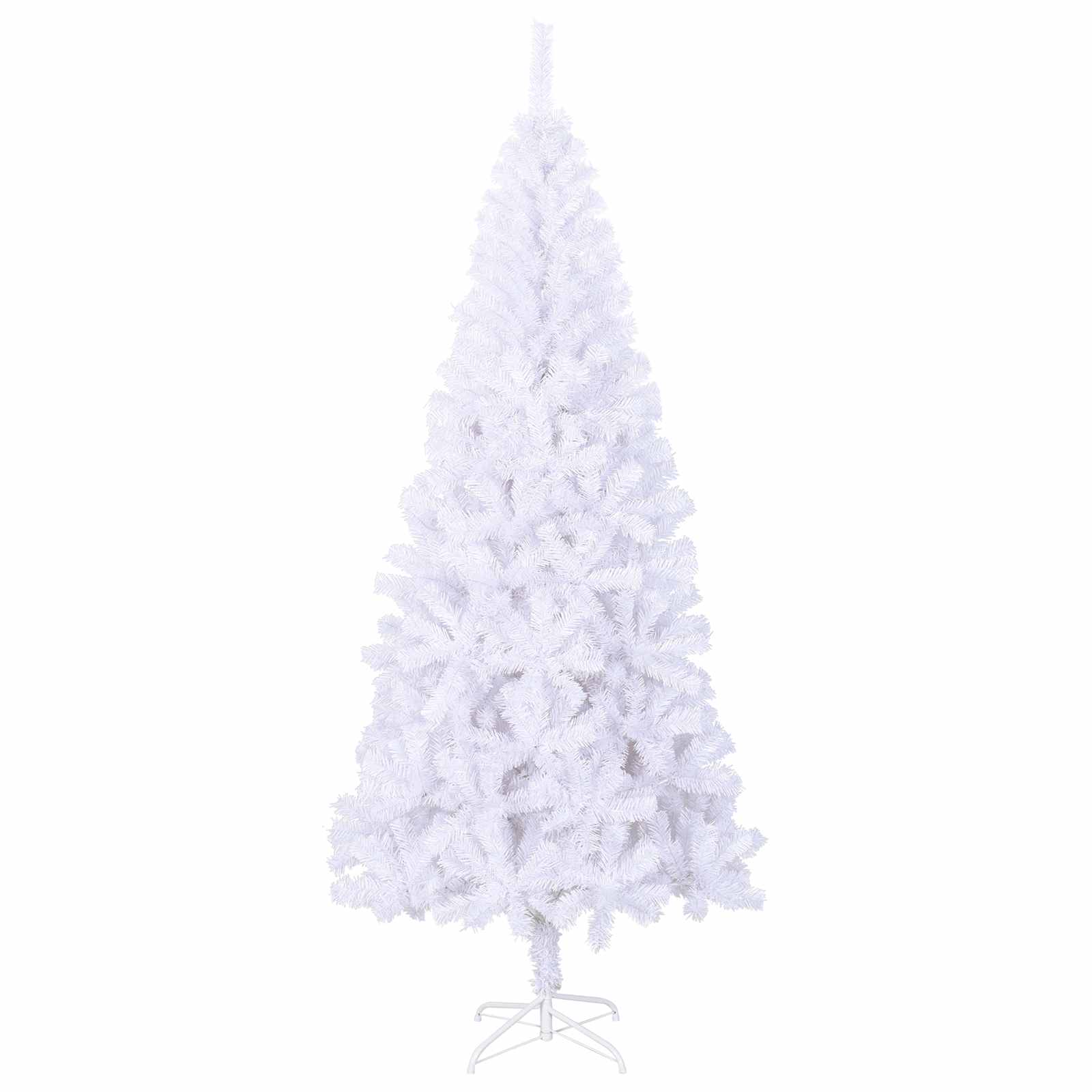 Albero di Natale artificiale Bianco 240 cm PVC e Acciaio | homemem39