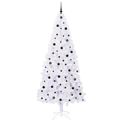 Albero di Natale artificiale Bianco 240 cm PVC e Acciaio | homemem39