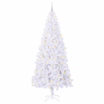 Albero di Natale artificiale Bianco 240 cm PVC e Acciaio | homemem39