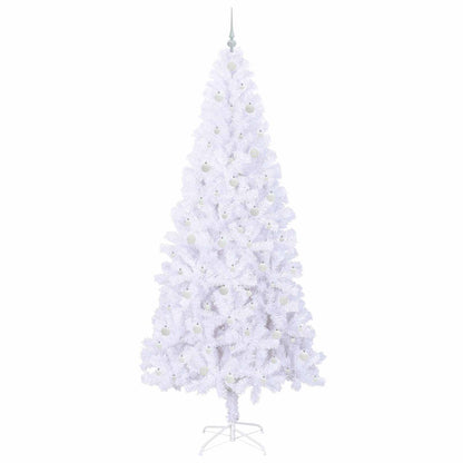 Albero di Natale artificiale Bianco 240 cm PVC e Acciaio | homemem39