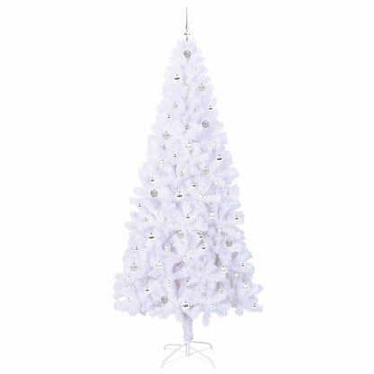 Albero di Natale artificiale Bianco 240 cm PVC e Acciaio | homemem39