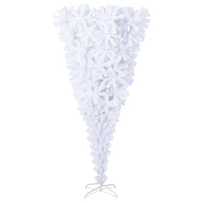 Albero di Natale artificiale Bianco 210 cm PVC e Acciaio