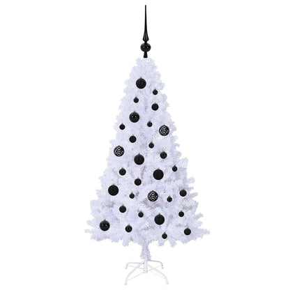 Albero di Natale artificiale Bianco 120 cm PVC e Acciaio | homemem39