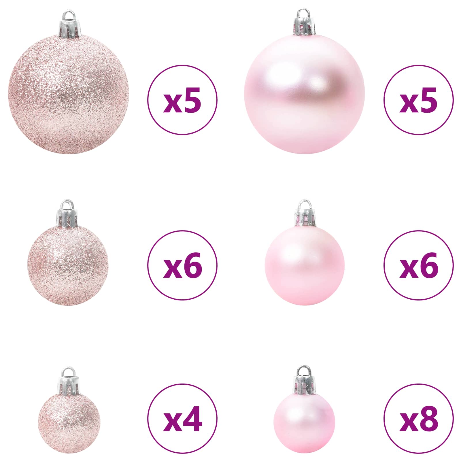Albero di Natale artificiale Bianco 120 cm PVC e Acciaio | homemem39