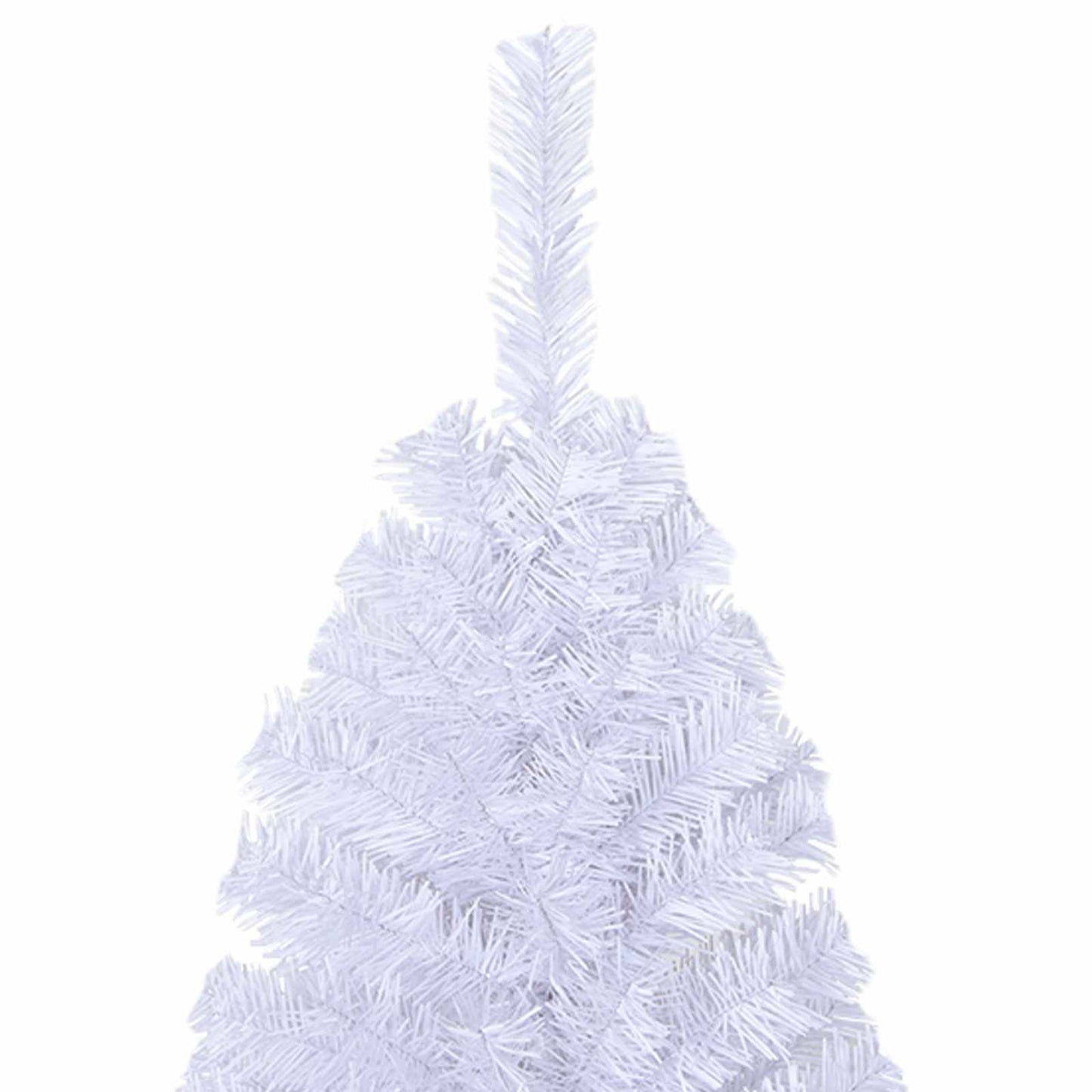 Albero di Natale artificiale Bianco 150 cm PVC e Acciaio