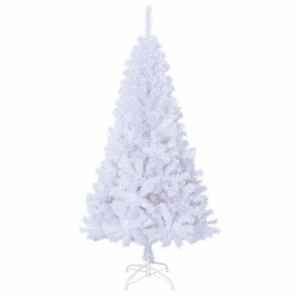 Albero di Natale artificiale Bianco 150 cm PVC e Acciaio