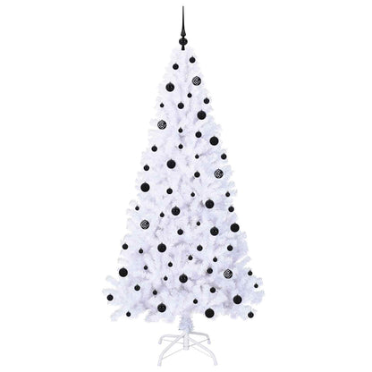 Albero di Natale artificiale Bianco 210 cm PVC e Acciaio