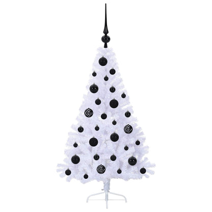 Albero di Natale artificiale Bianco 120 cm PVC e Acciaio | homemem39