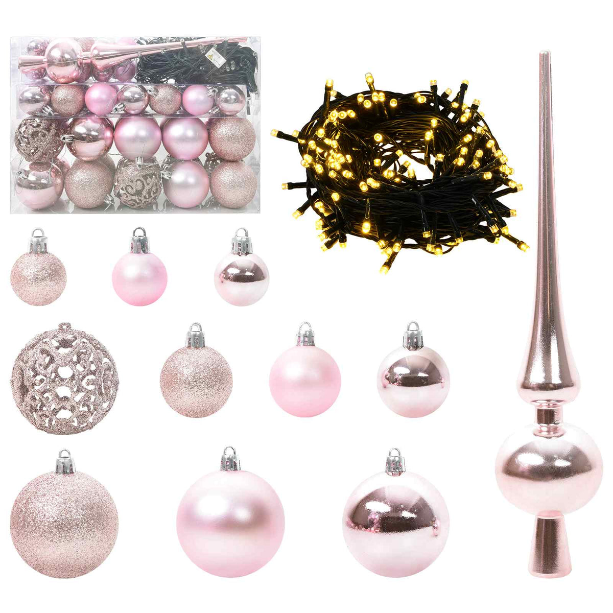 Albero di Natale artificiale Bianco 150 cm PVC e Acciaio | homemem39