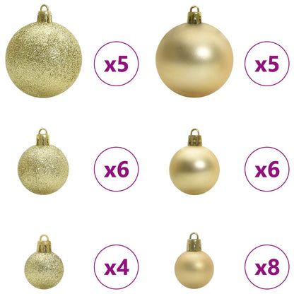 Albero di Natale artificiale Bianco 150 cm PVC e Acciaio