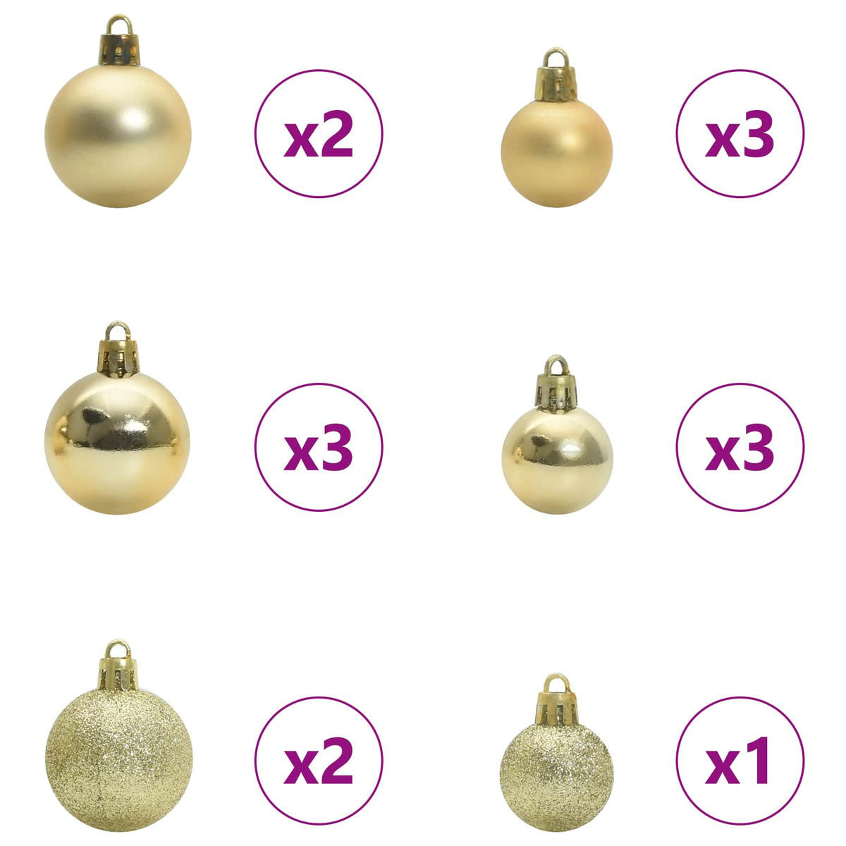 Albero di Natale artificiale Bianco 150 cm PVC e Acciaio | homemem39