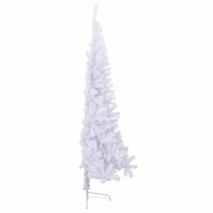 Albero di Natale artificiale Bianco 210 cm PVC e Acciaio