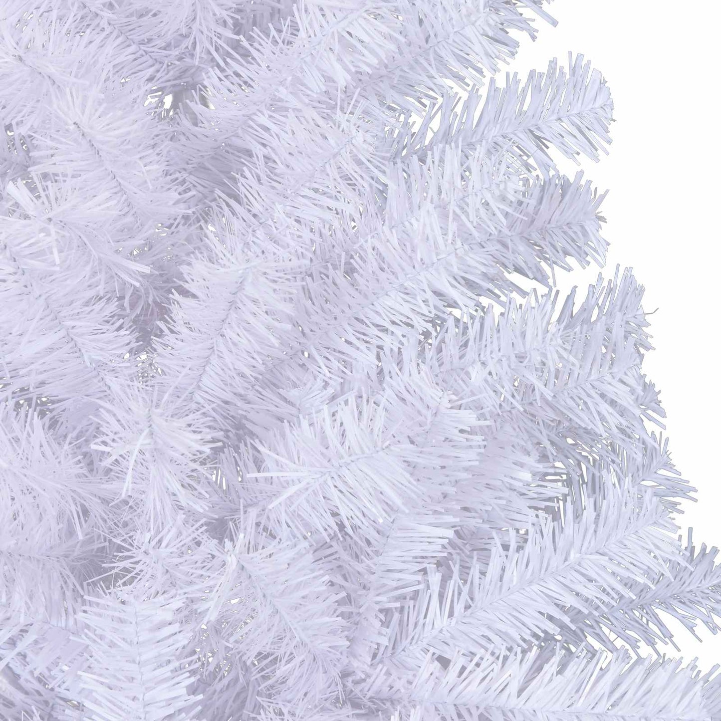 Albero di Natale artificiale Bianco 240 cm PVC e Acciaio